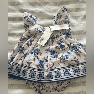 Janie and Jack Floral Baby Set